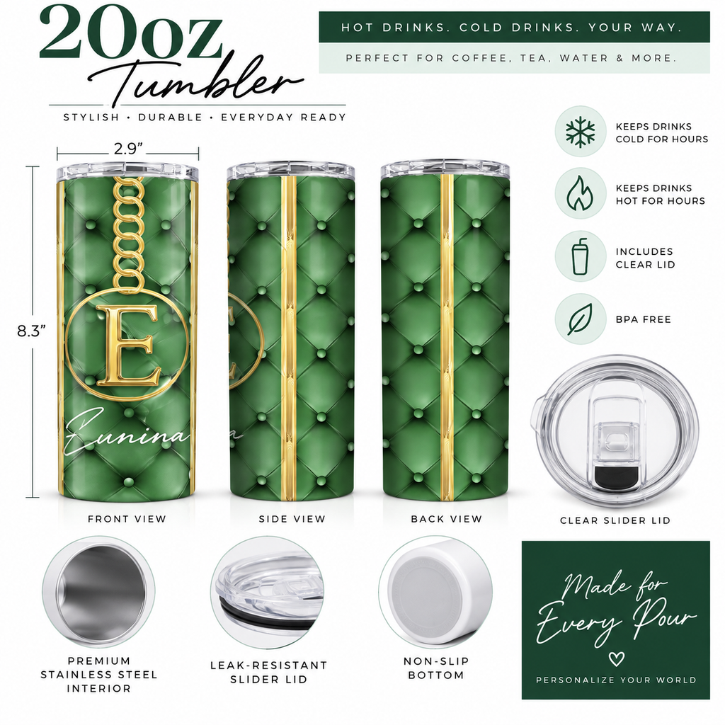Personalized Luxury 20oz Tumbler